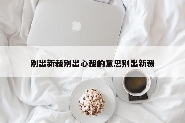 别出新裁别出心裁的意思别出新裁