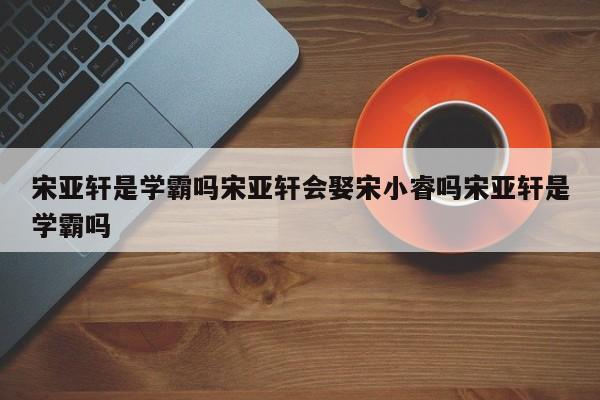 宋亚轩是学霸吗宋亚轩会娶宋小睿吗宋亚轩是学霸吗